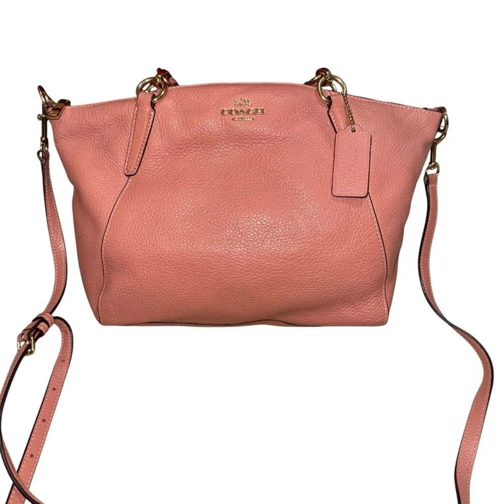 Coach Blush Leather Shoulder Bag - Picture 2 of 13